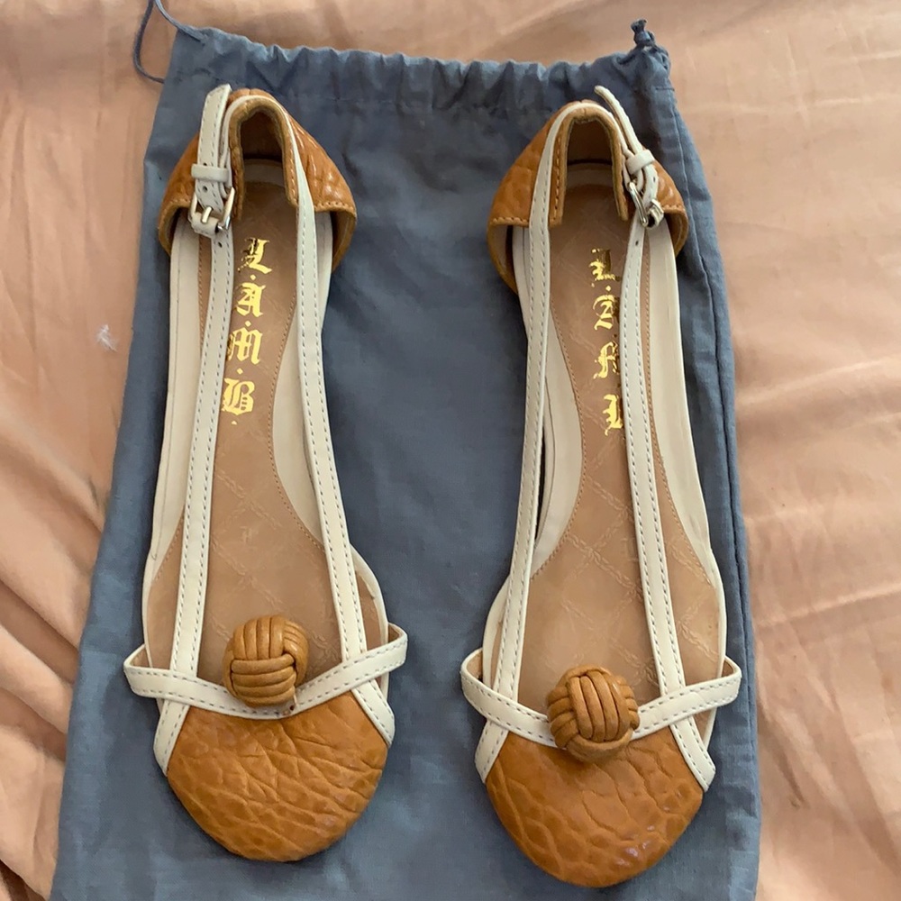 LAMB leather flats. Never Worn!